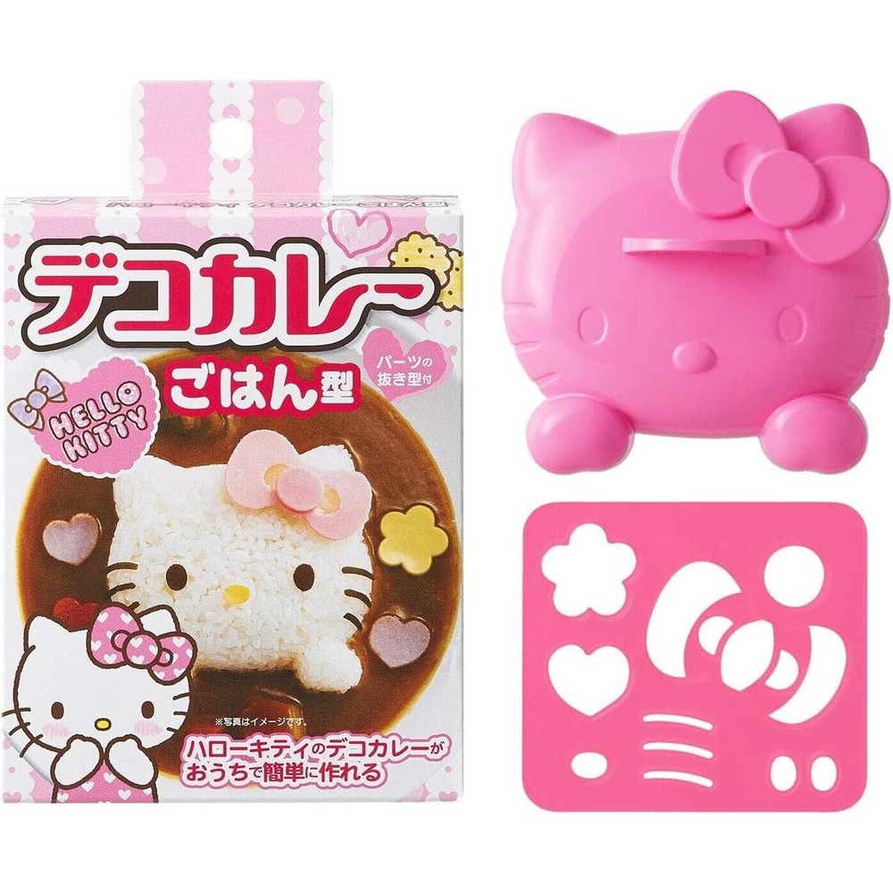 Sanrio Hello Kitty Rice Mold Pink Lunch Kitchen Bento Kawaii
